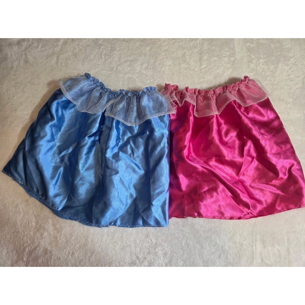 380 Disney Cinderella JAKKS Pacific Fantasy Play Costume Skirt 4-6X Blue Pink